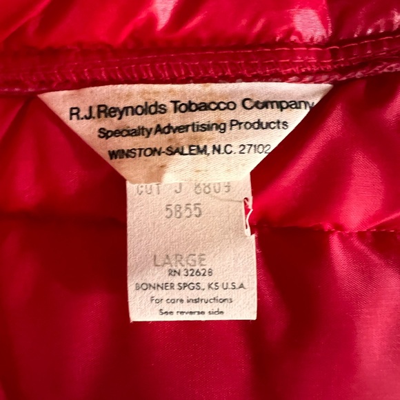 SOLD 12/17 Winston Cup Series Vintage NASCAR Puffer Vest - Picture 10 of 12